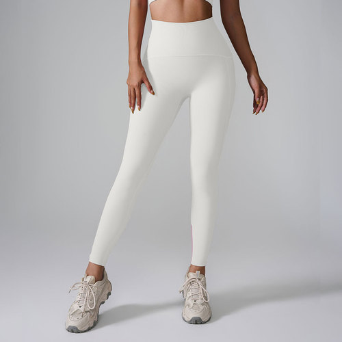 Pure Color Tight Fitting Pants for Cross-Border Shopping, No Embarrassing Line, High-Waisted and Buttock Lifting, Long Pants Lulu High-Elastic Sports Yoga Pants