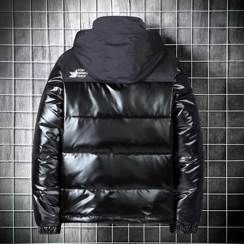 Vendite dirette in fabbrica per uomo Nuovo piumino di marca alla moda Moda invernale con cappuccio Versatile corto addensato_voghion.com