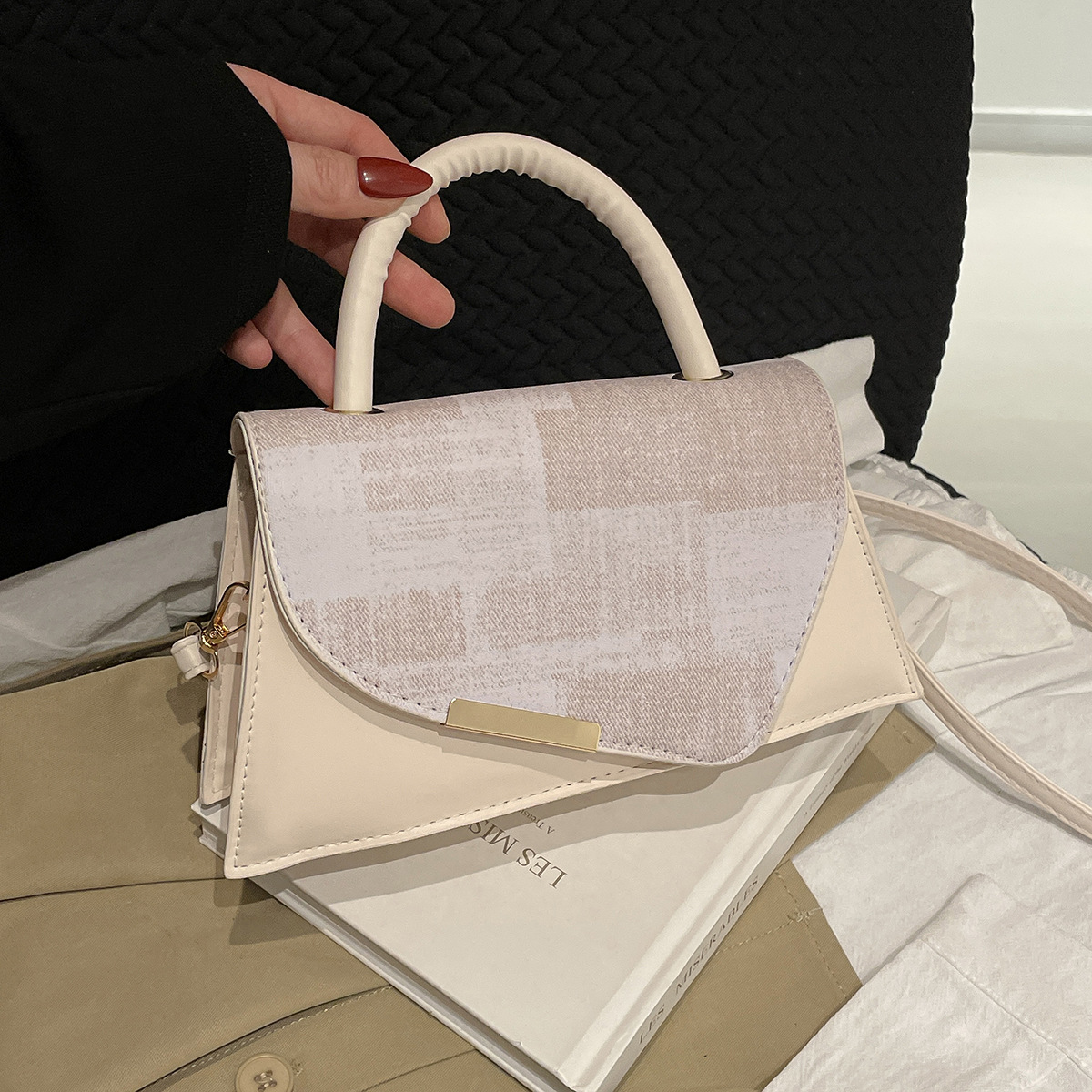 Casual nuevo estilo de moda retro estilo extranjero simple de hombro bolso de mujer textura de moda 2026 verano