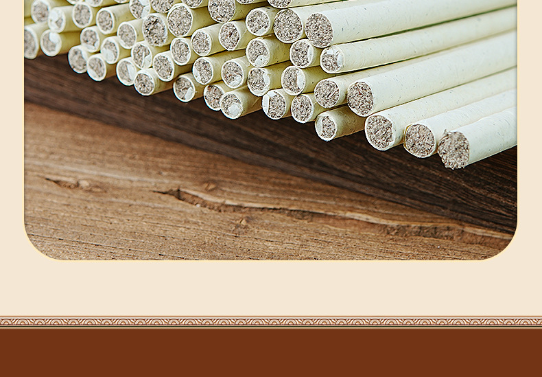 Moxa Sticks Ai Tiao 艾条 1.8x20cm 20 Pack Three Year Aged Pure Mugwort for Moxibustion in use