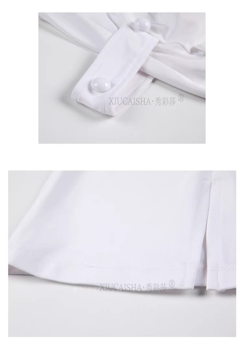 Nurse Role Play Lingerie Set, Polyester Uniform Costume, Black One Size — detail image 21