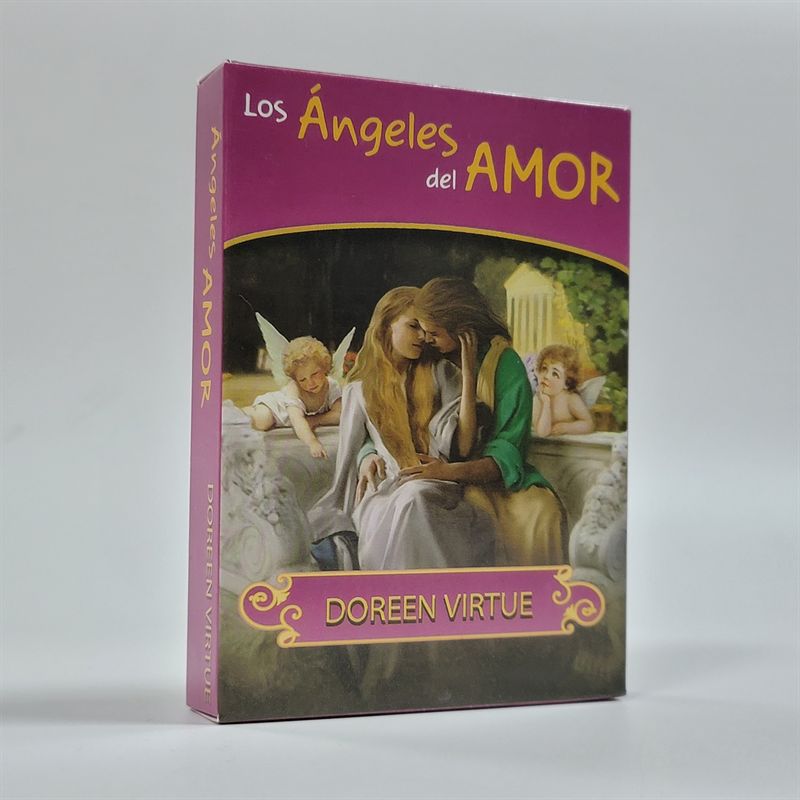 Jogo de Tabuleiro Espanhol com Cartas Oráculo do Anjo Romântico (Novo Jogo de 2022)_voghion.com