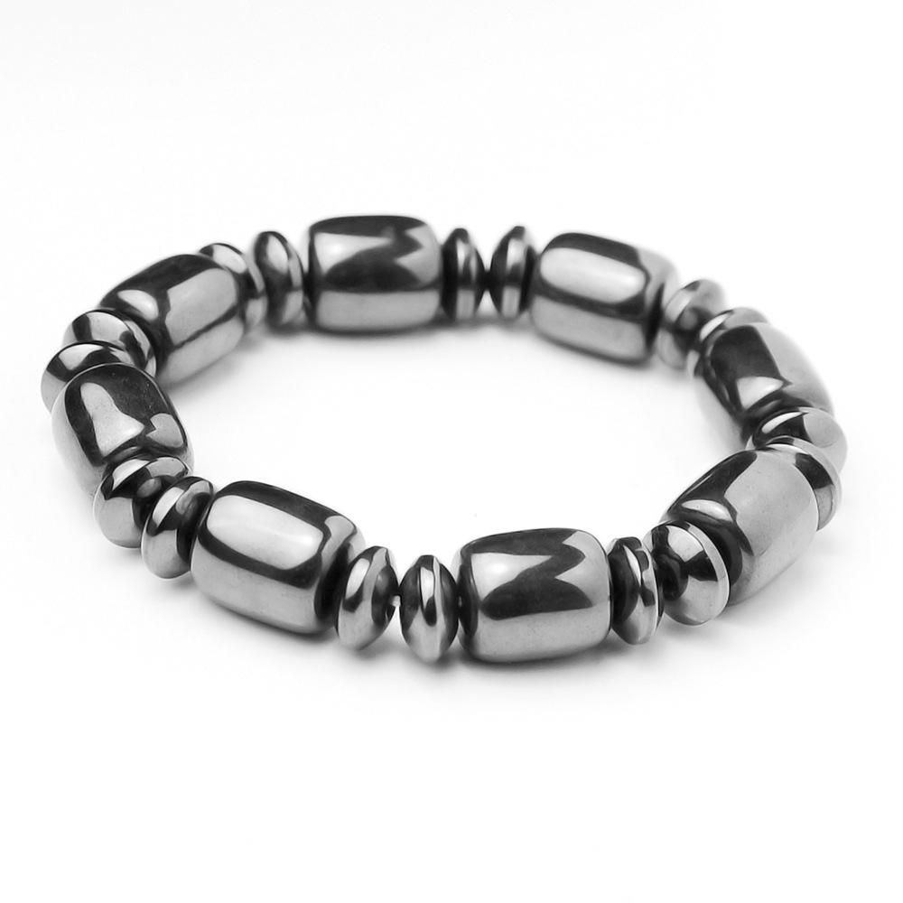 Fashion Geometric Haematite Polishing Bracelets 1 Piece