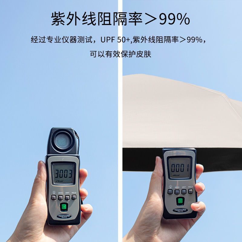 Automatic umbrella for men and women solar-powered