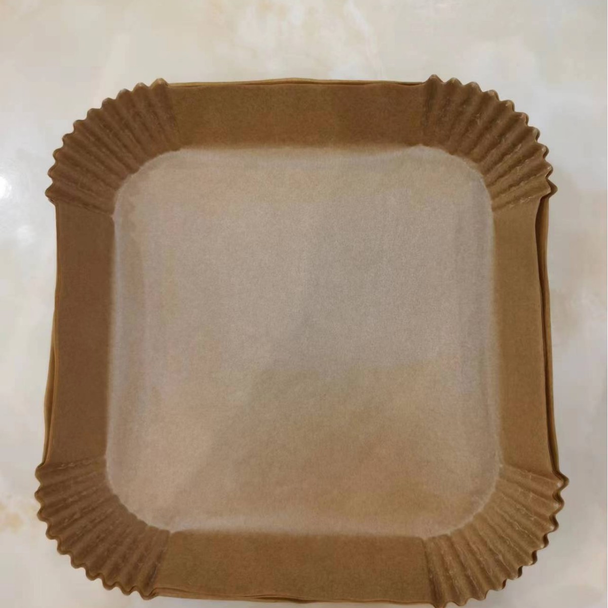 Papel para freidora de aire, absorbente de aceite, papel para hornear pasteles, tapete para hornear, plato antiadherente, resistente al aceite, impermeable, resistente a altas temperaturas