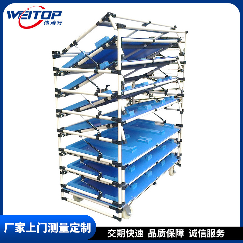 厂家供应线棒物料架多层精益管仓库物料架电子产品老化测试架