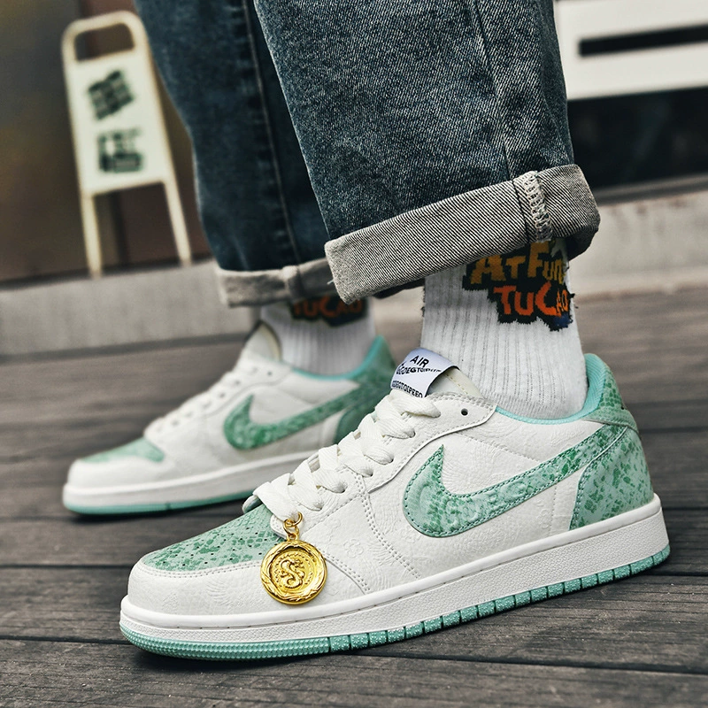 Air Jordan 1, Air Jordan, спортивные кроссовки для любимых, низкая повседневная обувь, праздничный шарм