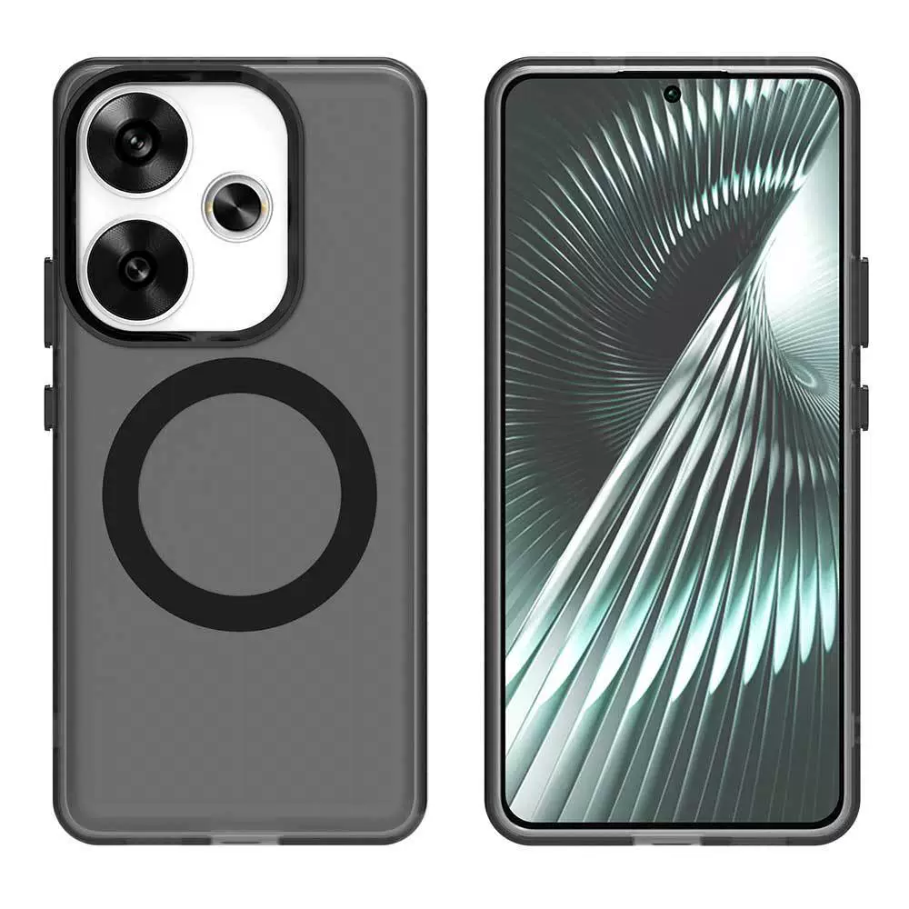 Подходит для Redmi Turbo 3 Edition чехол мобильного телефона Redmi Turbo 3 Edition кожа сенсорная магнитная подводка