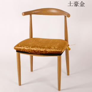 Stretch Velvet Dining Chair Seat Cushion Cover Half Chair Cover Hotel Restaurant Restaurant Home Horn Seat Cover Wholesale