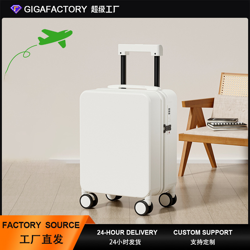 Customized 16inch Checked-Free Suitcase Suitcase Women's Small Portable Business Trolley Case Men's Password Boarding Case