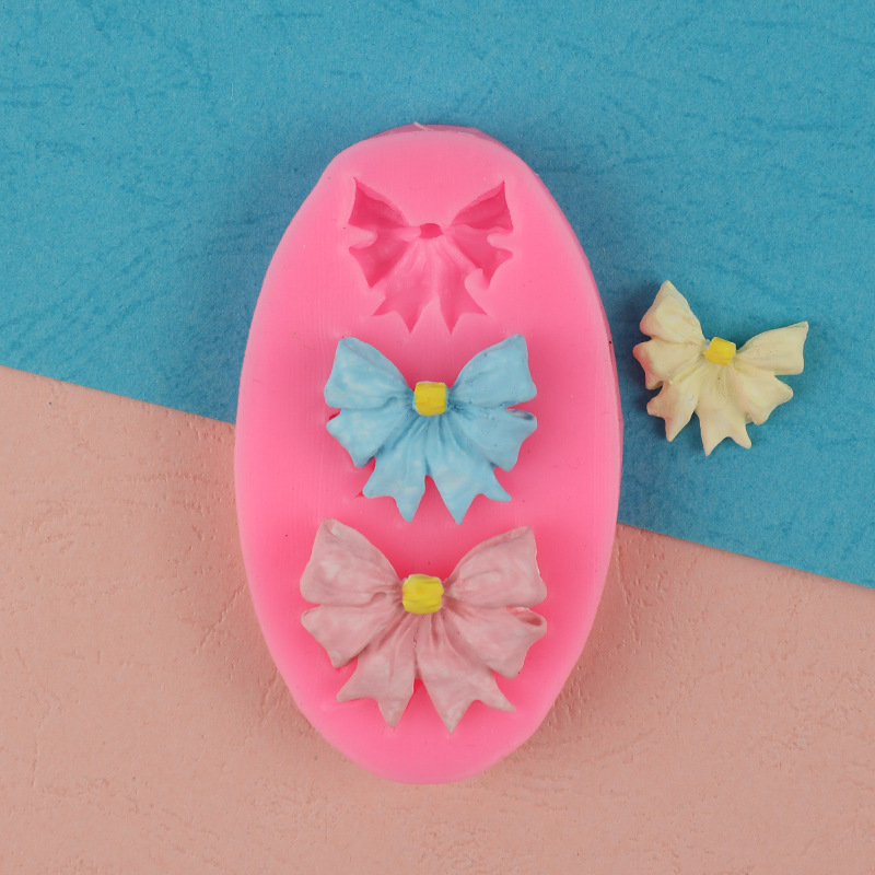 Nuevo arco de silicona molde decoración de la torta de chocolate fondant molde epoxi colgante decoración de la caja del teléfono