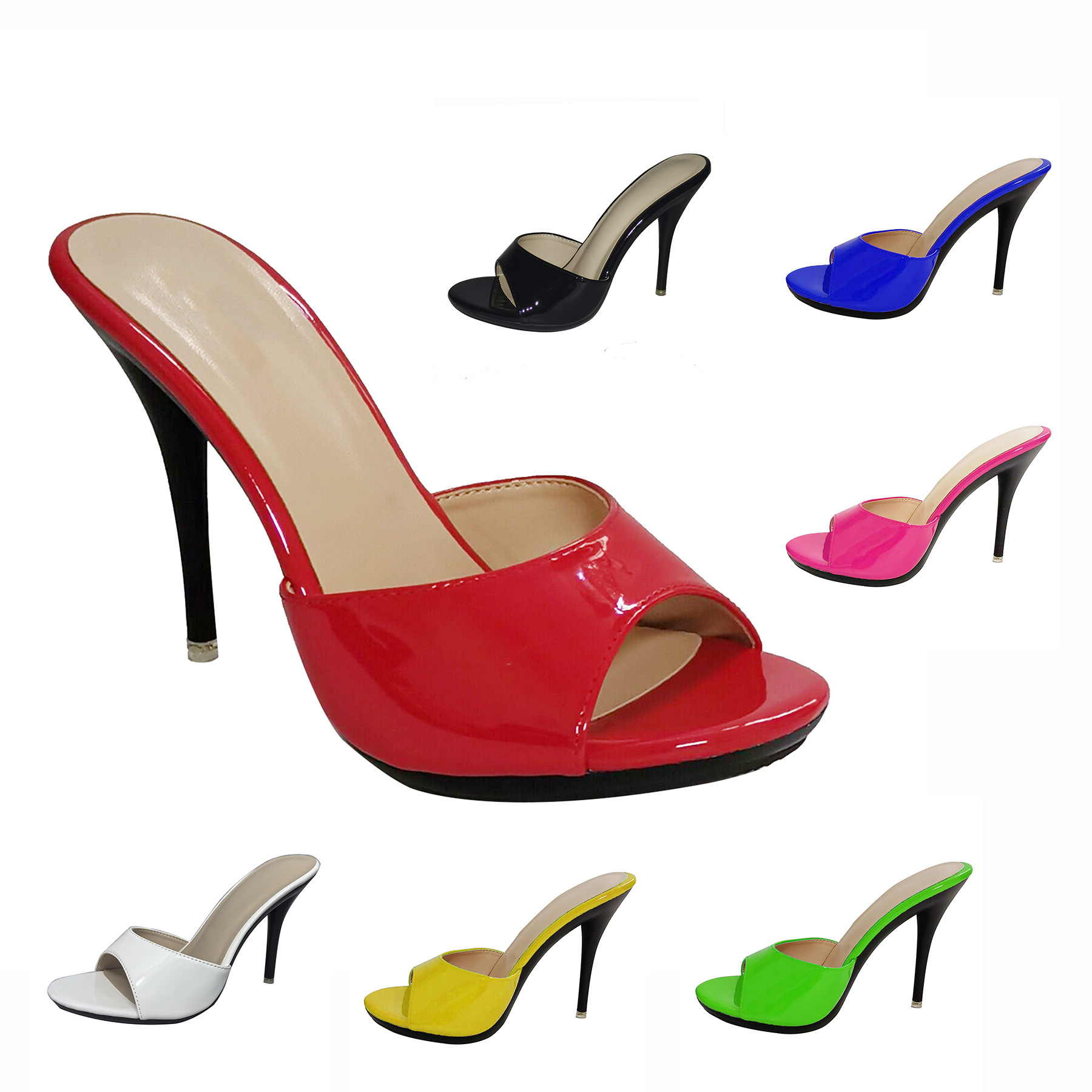 Sexy Open-toe Simple Stiletto One-piece Women's Sandals, Foreign Trade Supply, Dropshipping Available, Supply_vogvips.com