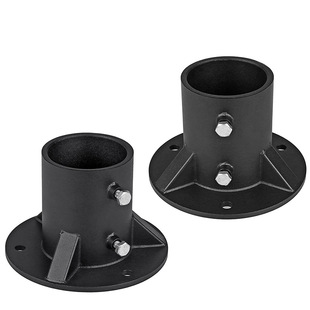 Metal railing floor flange for fence/mailbox/flagpole mounting base heavy duty street light mounting adapter