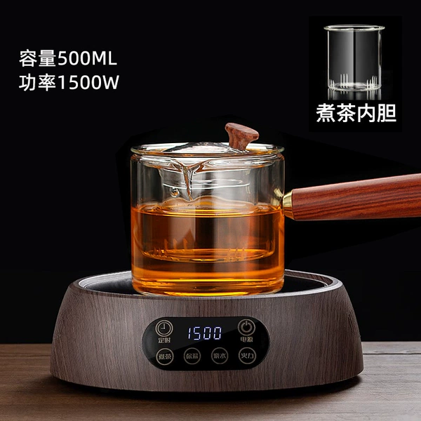 1500W wood grain color K6+ rosewood side handle pot