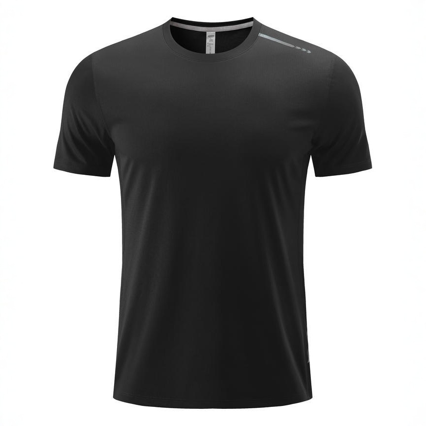Correr camiseta de secado rápido logotipo impresa al aire libre ropa de trabajo fresca camiseta cultural de manga corta publicidad ordenada