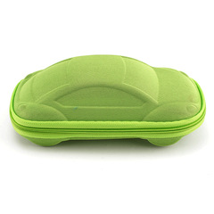 廠家新款EVA眼鏡盒 兒童小汽車時尚多色防壓鏡眼鏡盒批發