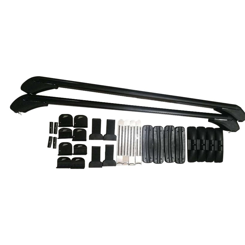 Car Car aluminum alloy anti-theft universal roof luggage rack frame bicycle luggage spotlight cross bar modification