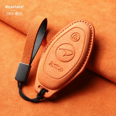 Static Rod/Key Bag – Keychain - orange-simple-belt