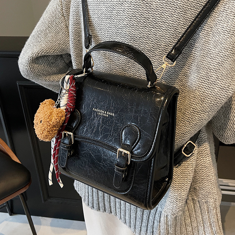 Retro Small Square Handbag For Women Versatile Shoulder Bag_voghion.com