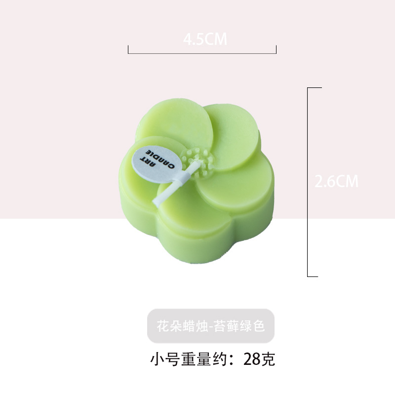 Festival de mediados de otoño pastel de Luna flor conejito forma vela lindo interesante decoración creativa decoración Venta caliente al por mayor