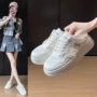 学生夏季透气网面小白鞋