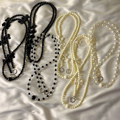 韓風少女蝴蝶結手機殼鏈條斜跨個性手鍊長鏈掛繩便攜網紅新款百搭