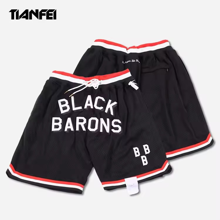Tf Custom Embroidery Basketball Shorts with Logo Wholesale Men's Retro Basketball Shorts Tf Custom Embroidery Basketball Shorts with Logo Wholesale Men's Retro Basketball Shorts