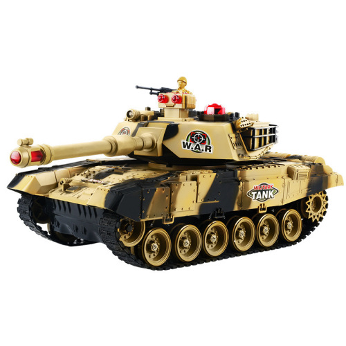 Cross-border 2.4G battle remote control tank launchable crawler remote control car charging children's gift boy toy