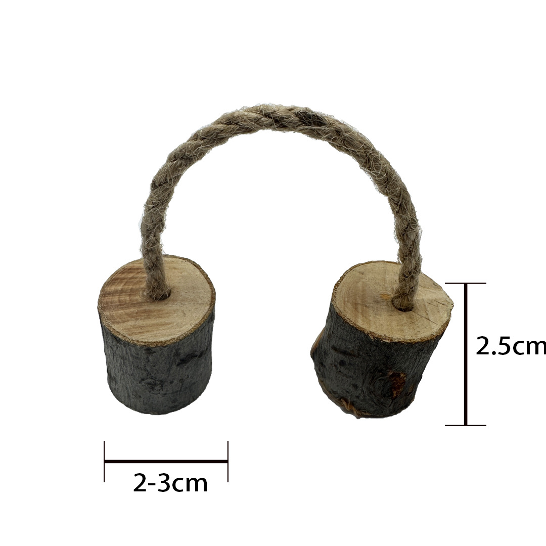 Amazon fábrica al por mayor de madera molar hamster molar juguete cerdo holandés conejo accesorios de juego suministros para mascotas