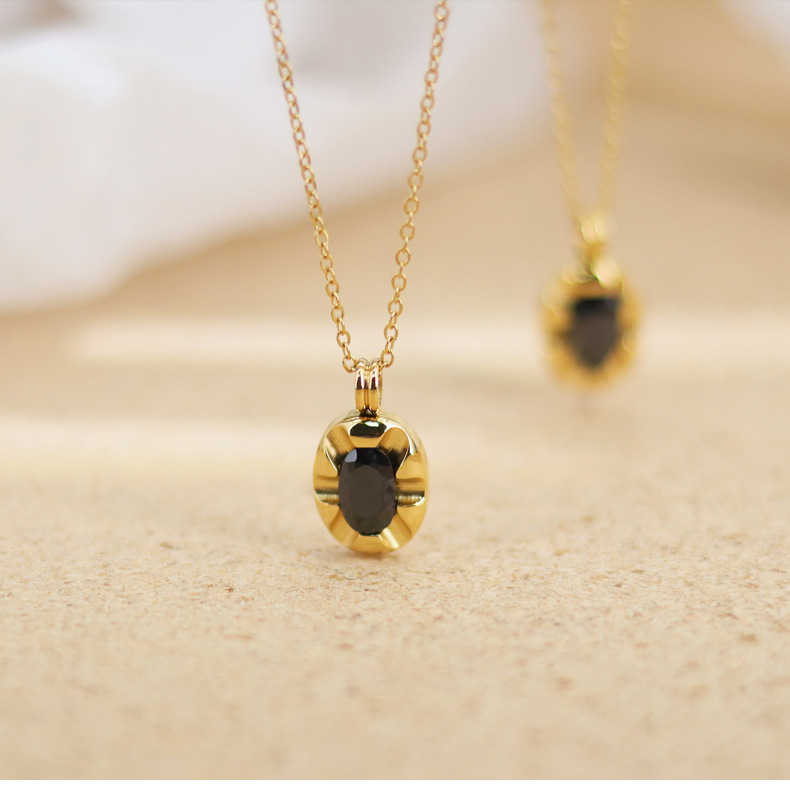4g Weight Pendant Necklace Classification 1 Piece Quantity Holiday Occasion 304 Stainless Steel Material Gold Plated, Real Gold Plated Plating Geometric Pattern Women'S Gender Elegant Style Waterproof Non Tarnish, Gold Plated Craft Real Gold Plated Geometric 304 Stainless Steel Elegant Waterproof Non Tarnish Pendant Necklace 无