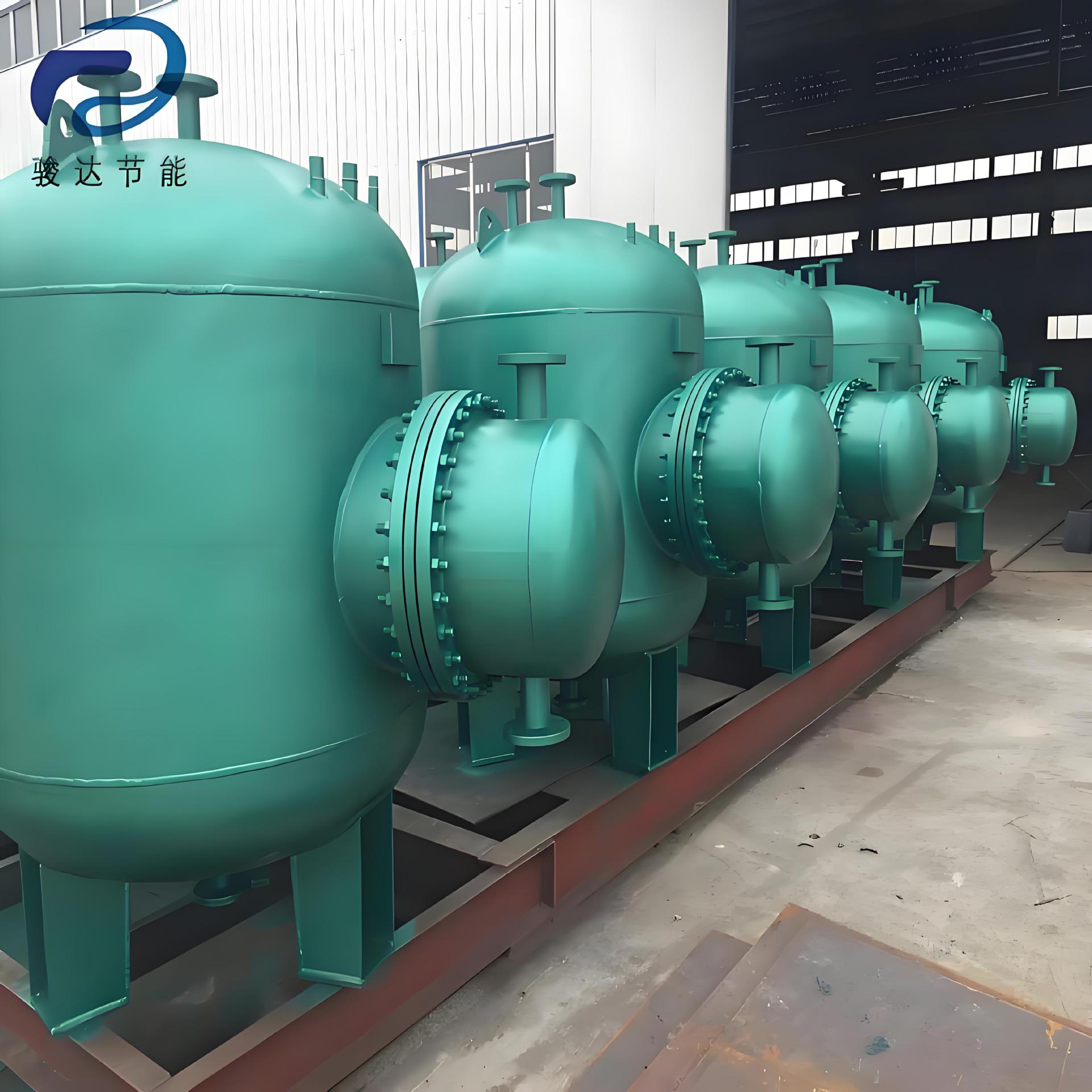 浮动盘管换热机组 卧式容积式换热器 半容积式水换热器机组