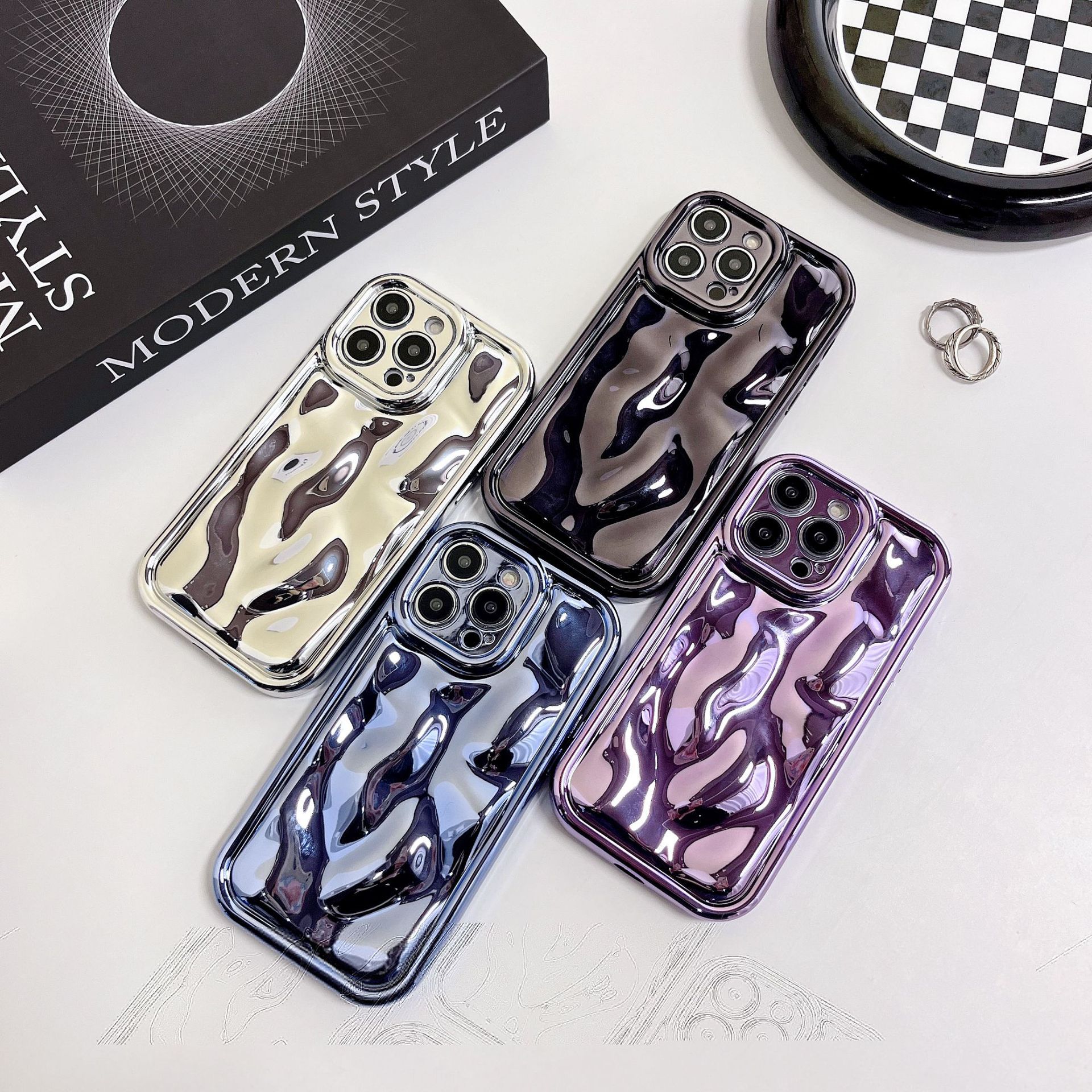 Electroplated Meteorite Suitable For IPhone 14 Promax Phone Case Oppo Reno9 Honor 80 All Inclusive Vivo X90