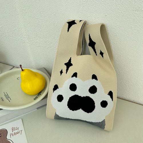 Cartoon Animal Knitted Phone Bag - Spring and Summer New Arrival, Korean Style, Versatile Single Shoulder or Crossbody Small Bag for Outings and Daily Use