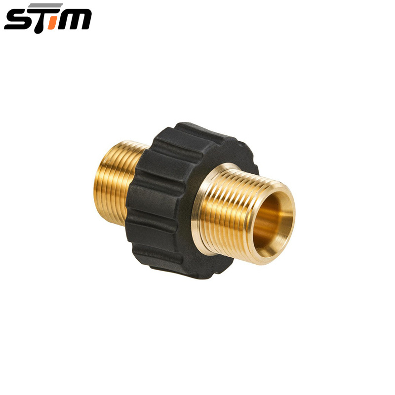 高压清洗机适配器套件M22-14mm 外螺纹转接头5000PSI清洗机配件