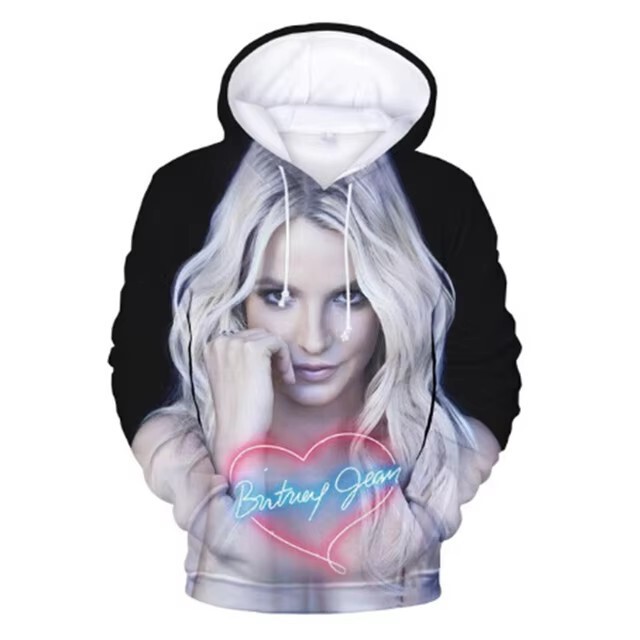 3d digital printing female hat men autumn fashion casual sweatshirt singer britney spears 3d digital printing female hat men autumn fashion casual sweatshirt singer britney spears