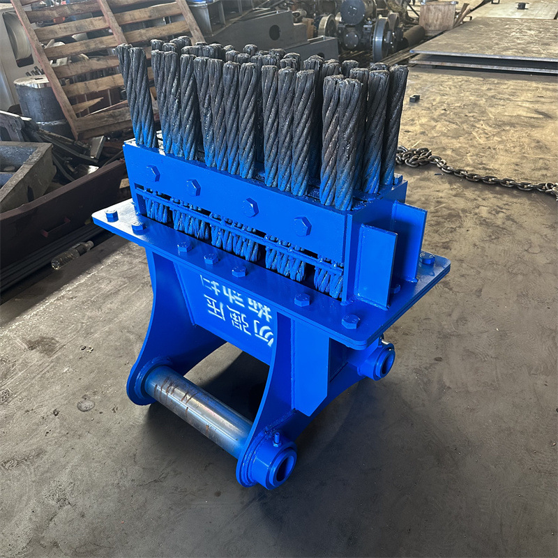 矿用钢刷厂家直供 隧道道路隧道清渣仰拱钢刷 地面清扫机