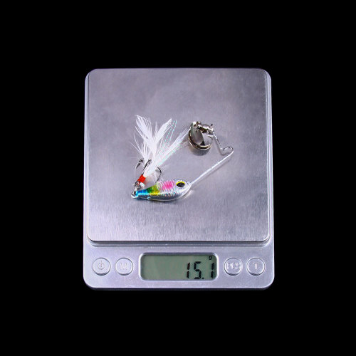 Micro Vib 10g20g small explosive star bean pod lure wholesale metal rotating sequins long-range submersible fake bait