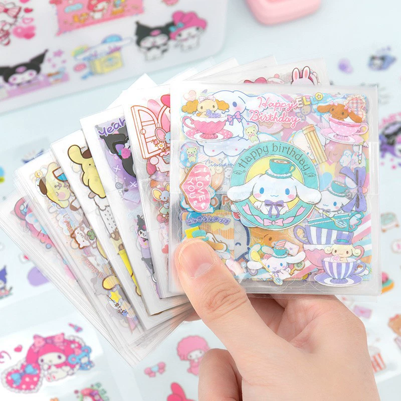 Cartoon sticker, set, creative children's stationery