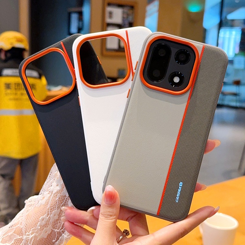 Suitable for Oneplus 15 Mobile Phone Case Three-Piece Gold Armor 1+15 Protective Cover Soft Edge Anti-Fall 1 Plus 15 Metal Button Anti-Fall