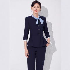 西装套装女新款秋季职业装高端气质珠宝店金店工装商场柜姐工作服