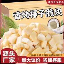 【无干燥剂压秤】新鲜香烤椰子脆块海南风味椰肉脆片椰果零食