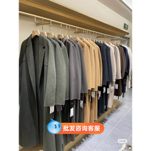 南油秋冬季新款双面羊绒大衣中长款羊毛呢子外套品牌女装批发货源