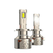 120W5080LED锌合金鳍片散热款led汽车大灯小尺寸前大灯汽车灯泡