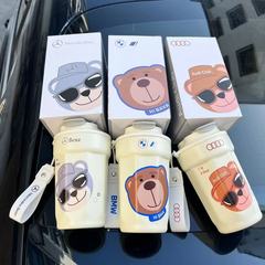 クロスボーダー BMW メルセデスベンツコーラコーヒーカップ 316 ステンレス鋼魔法瓶カップハンドル車のポータブル車のカップのカスタマイズ