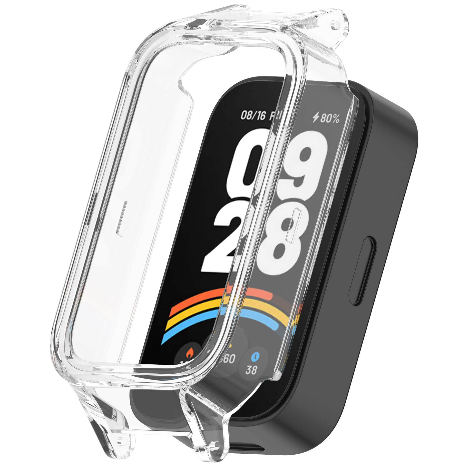 Suitable for Xiaomi band9 Active ear case, Redmi Band 3 frame, Redmi Band 3 ear protection case Item Picture
