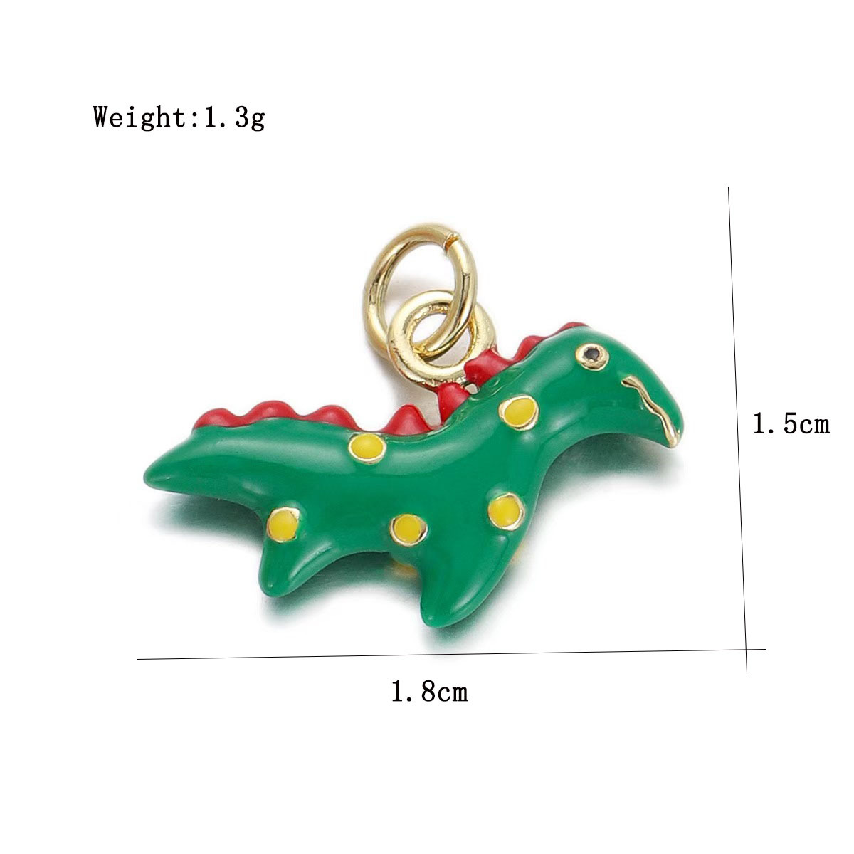 2g Weight Pendant Jewelry Making Type DIY Jewelry Accessories Classification 1 Piece Quantity Copper Material Animal Pattern All Seasons Season Enamel, Plating Design Cute Style 1 Piece Copper Animal Pendant 3