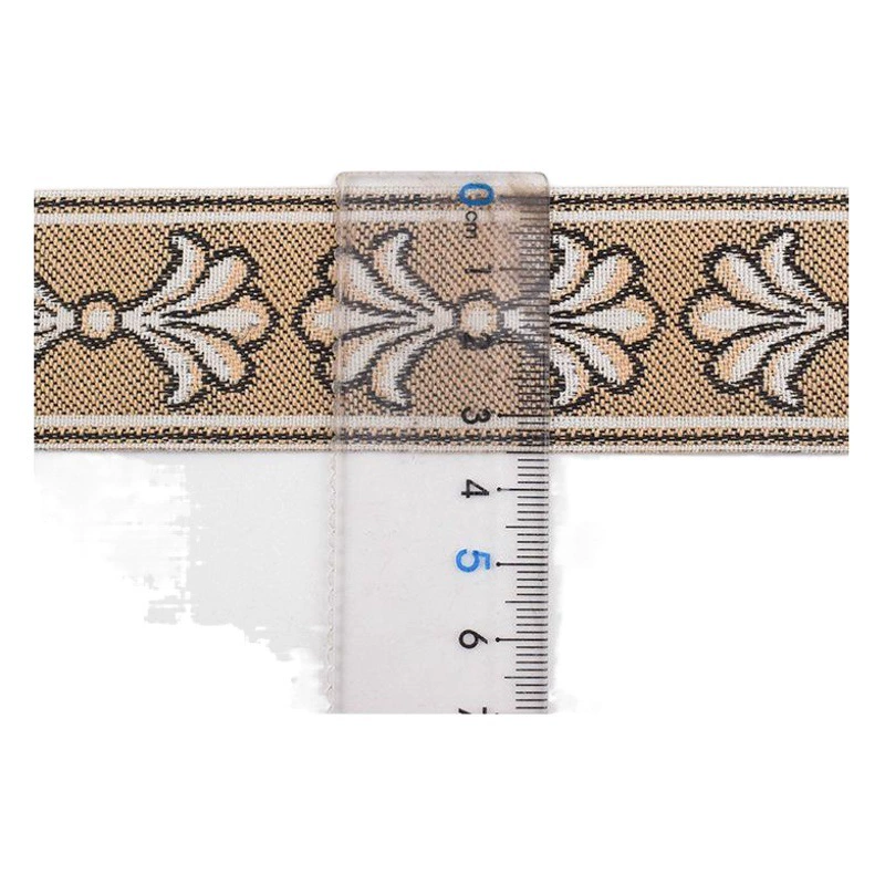 Заводская поставка простой европейский стиль 3,5 см жаккардовая вышивка кружевная занавеска шить диван подушка аксессуары занавеска украшение головы