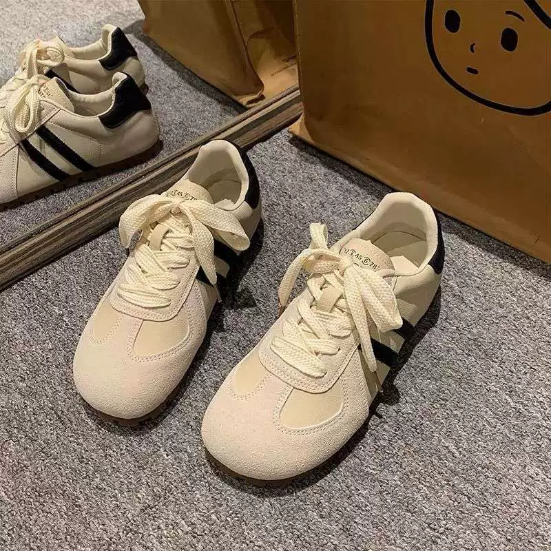 Shangdisha Forrest Gump shoes versatile and popular women's shoes 25 spring and autumn new retro genius training shoes casual sports white shoes