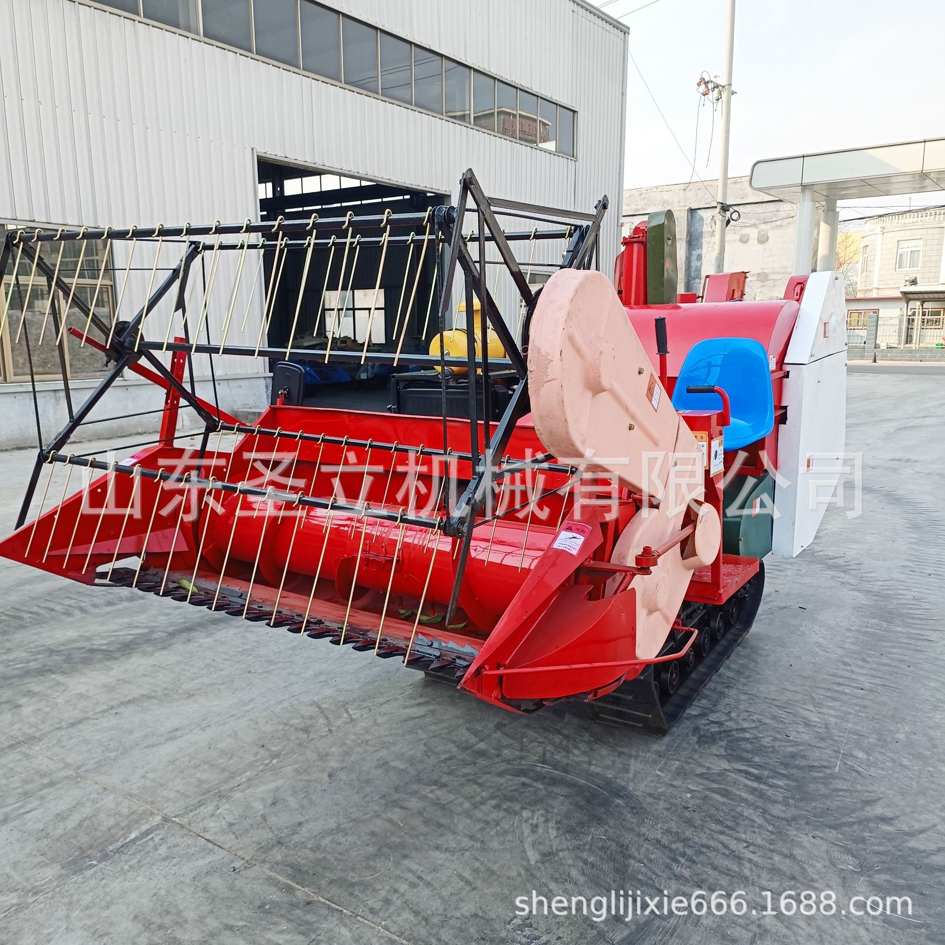 三缸发动机小麦水稻联合收割机自动卸粮35马力粮仓稻麦有补贴农机