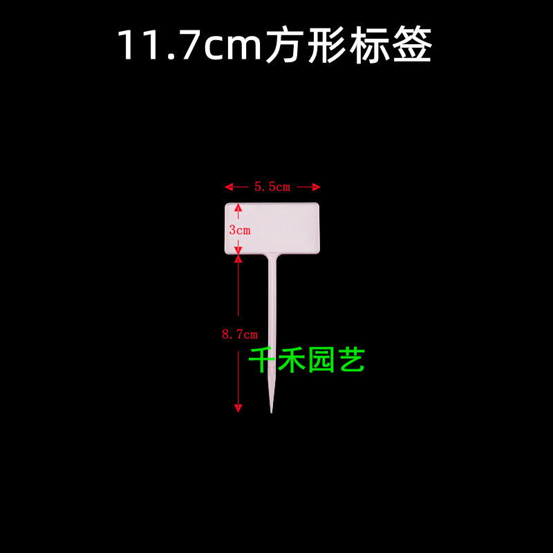 Pink 11.7cm square label